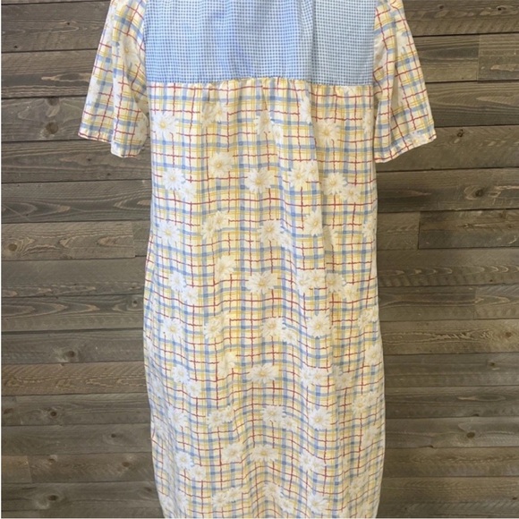 Ashley Taylor Daisy Floral House Dress L - Picture 4 of 5